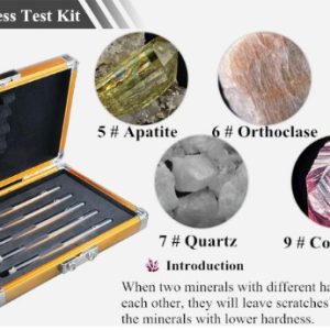 Mohs Hardness Test Kit